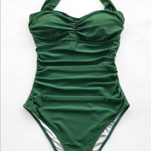 Forrest green one piece